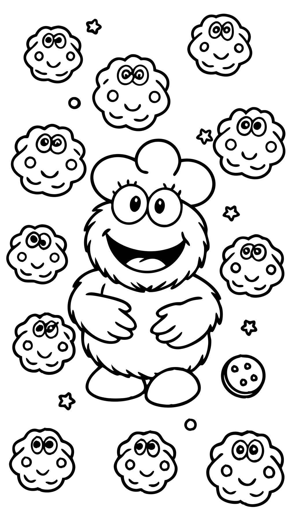 cookie monster coloring pages